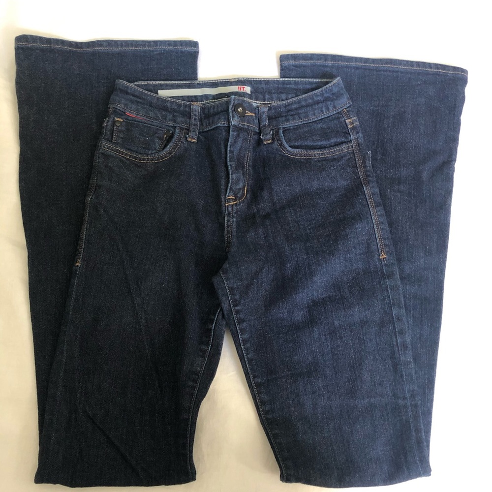 !it jeans dark wash flare leg 25